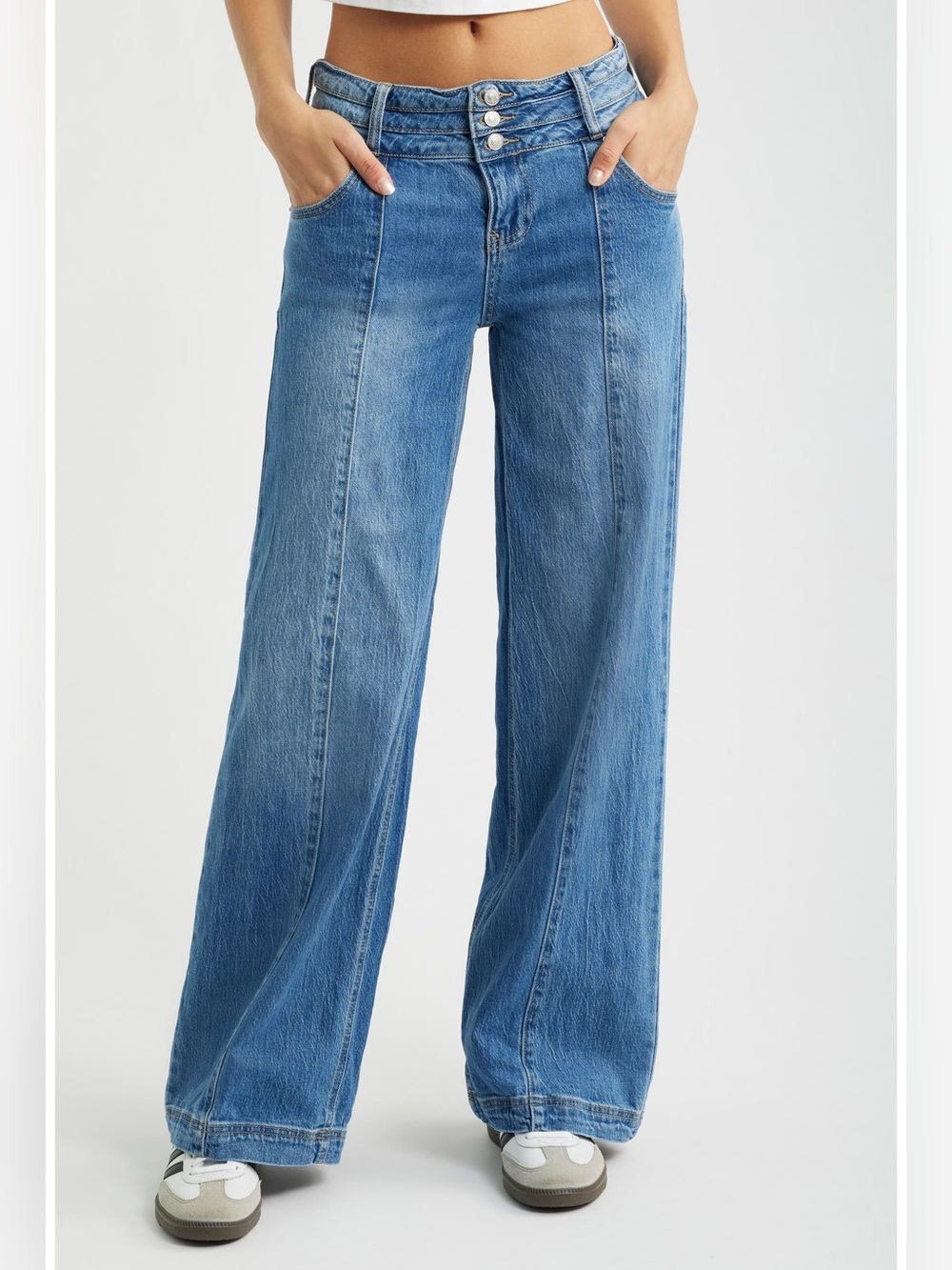 YMI Bella Wide Leg Blue Jeans Size 9/29